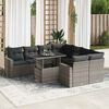 vidaXL Garden Sofa Set Grey