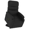 vidaXL Stand Up Massage Chair Black Faux leather, iron, plywood, foam