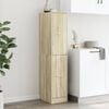 vidaXL Apothecary Cabinet Sonoma oak Engineered wood Tall