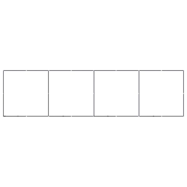 vidaXL Dog Kennel Black Powder-coated steel 14.75 sq. m Durable