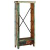 vidaXL Bookcase Solid Reclaimed Wood 31.5"x13.8"x70.9"
