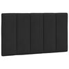 vidaXL Headboard Cushion Black Velvet, Foam 35.4 in wide for single bed