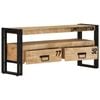 vidaXL TV Stand Mango Wood and Black
