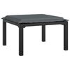 vidaXL Garden Lounge Set Black and Dark Grey