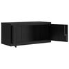 vidaXL File Cabinet Black 35.4x15.7x94.5" Steel