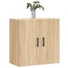 vidaXL Wall Cabinet Sonoma Oak Engineered Wood Medium Wall Cabinet