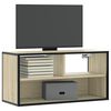 vidaXL TV Cabinet Sonoma Oak Engineered wood, metal 31.5 in long
