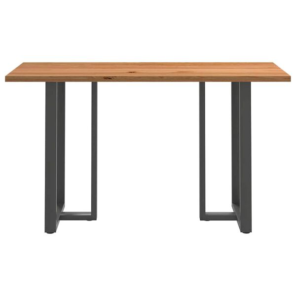 vidaXL Dining Table Light Brown and Anthracite