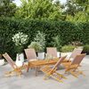 vidaXL Garden Chair Set of 6 Taupe