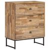 vidaXL Sideboard Natural wood color Reclaimed teak wood Medium Sideboard