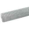 vidaXL Chicken Wire Fence Galvanised Steel 82.0x4.9' Silver