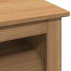 vidaXL Desk Honey Solid pine wood 44.1 x 17.7 x 29.5 in Desk