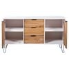 vidaXL Sideboard New York 130.6 x 43 x 73.6 cm Solid pine wood