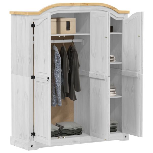 vidaXL Wardrobe White
