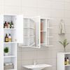 vidaXL Bathroom Furniture Set White Engineered wood Storage