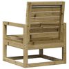 vidaXL Garden Lounge Set Natural wood Pressure treated pine wood Medium