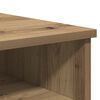 vidaXL TV Cabinet Set of 2 Artisan oak Engineered wood 31.5x13.8x14.4 in