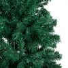 vidaXL Artificial Christmas Tree Green PVC, Steel 82.7 in tall