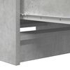vidaXL Sideboard Concrete Grey Engineered Wood Small Buffet