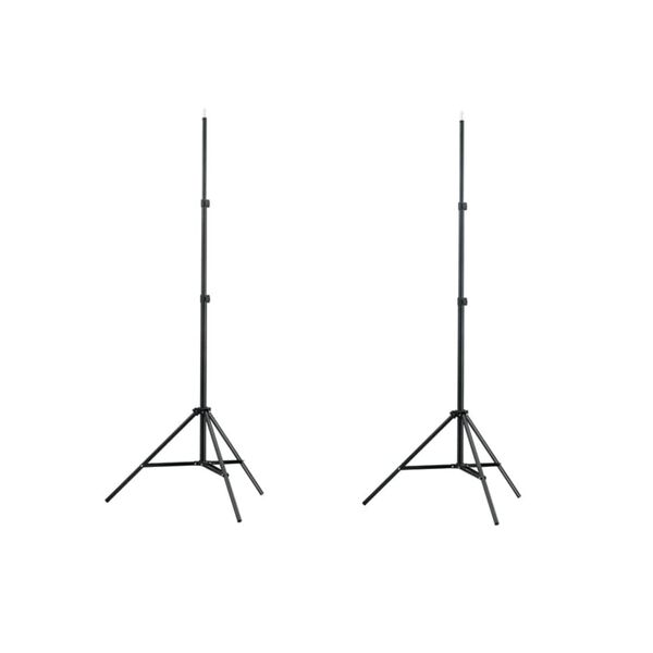 vidaXL Light Stands 2 pcs Height 30.7 - 82.7 "