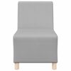 vidaXL Modular Sofa Unit Armless 2 pcs Cloud Grey