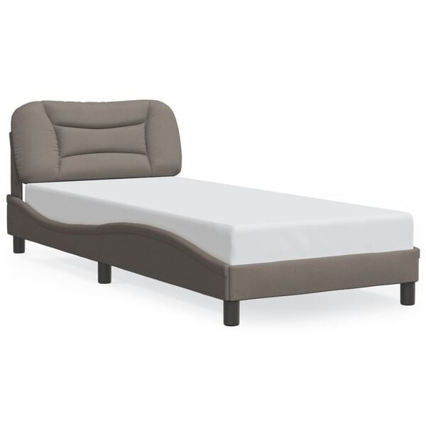 vidaXL Bed Frame Taupe