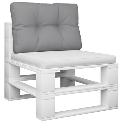 vidaXL Pallet Sofa Cushion Gray 19.7"x15.7"x3.9"