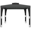 vidaXL Gazebo Anthracite Powder-coated steel Large