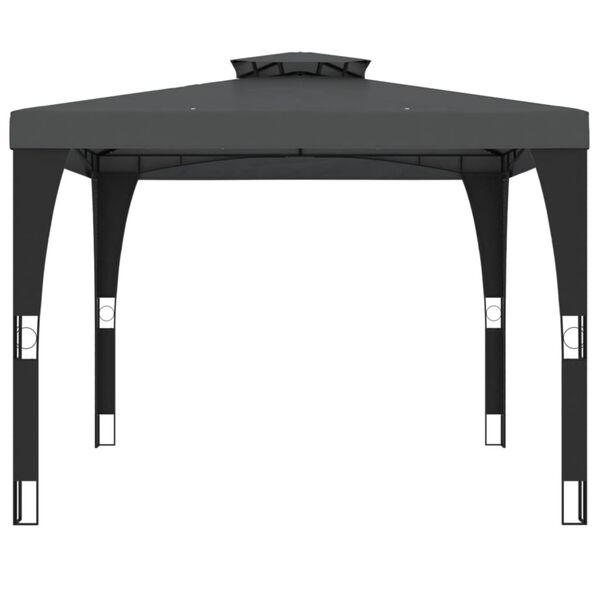 vidaXL Gazebo Anthracite Powder-coated steel Large
