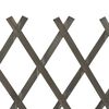 vidaXL Garden Trellis Fence Gray 47.2"x35.4" Solid Firwood