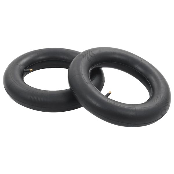 vidaXL Tire And Inner Tube Black Rubber 3.50-8 4PR