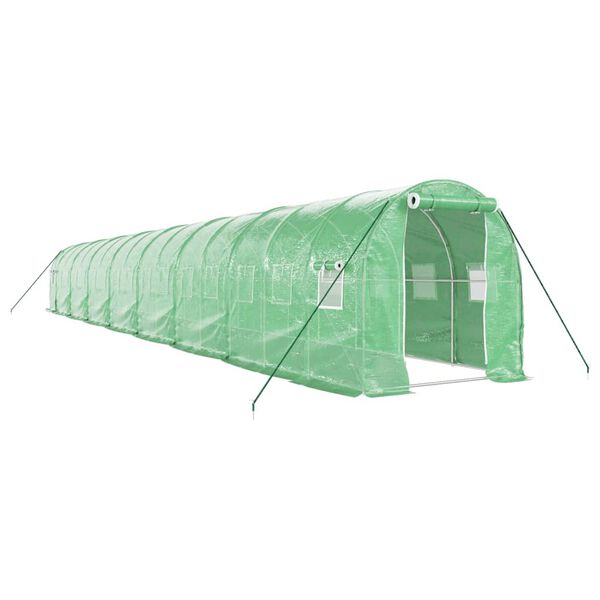 vidaXL Greenhouse Green Polyethylene Large UV-resistant materials
