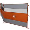 vidaXL Camping Windbreak Grey and Orange 200.0x51.2" Waterproof