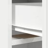 vidaXL Highboard White 15.75 x 15.94 x 53.15 in Engineered Wood