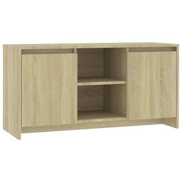 vidaXL TV Cabinet Sonoma Oak Engineered Wood Medium TV Cabinet
