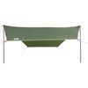 vidaXL Camping Tarp Green 169.3x149.6x82.7" Waterproof