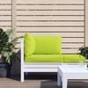 vidaXL Pallet Cushion Bright Green Oxford fabric (100% polyester) Medium