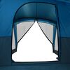 vidaXL Family Tent with Porch 6-Person Blue Waterproof