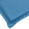 vidaXL Garden Bench Cushion Melange Blue Fabric (100% polyester)