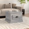 vidaXL Coffee Table Grey Sonoma Engineered Wood Compact Coffee Table