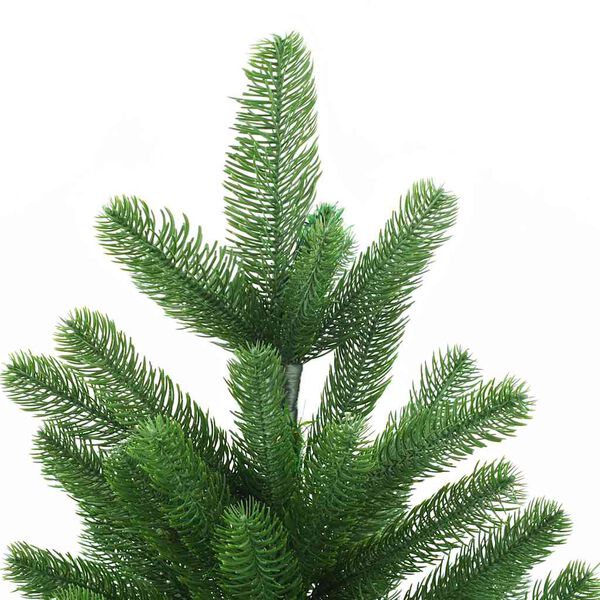 vidaXL Christmas Tree Green Polyethylene, Steel Medium Foldable