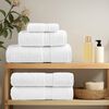 vidaXL Sauna Towel Set of 10 White 100% Cotton 31.5 x 78.7 in