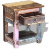 vidaXL Side Table Multicolor Solid reclaimed wood Compact Side Table