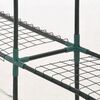 vidaXL Greenhouse with 8 Shelves 4.7'x4.7'x6.4'