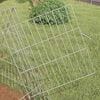 vidaXL Chicken Cage Silver 43.31 x 21.65 x 21.65 in Galvanised Steel