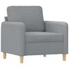 vidaXL Sofa Set Light Grey