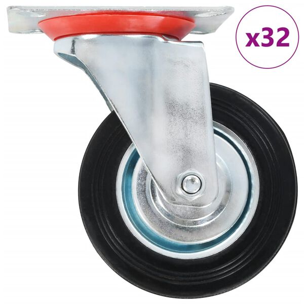 vidaXL 32 pcs Swivel Casters 3.94 " (8x143445)
