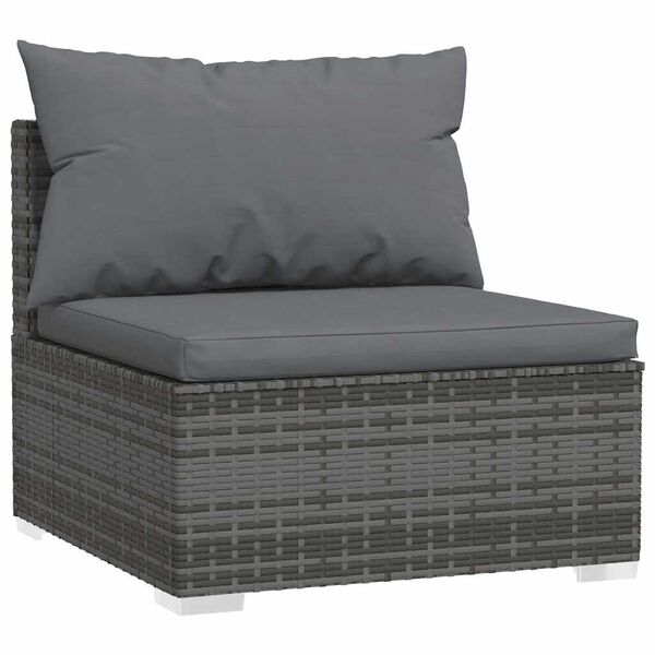 vidaXL Garden Lounge Set Grey