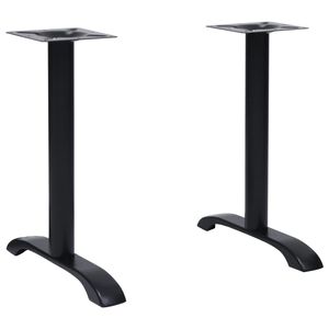 vidaXL Bistro Table Leg Black Cast iron Industrial Bistro Table Legs
