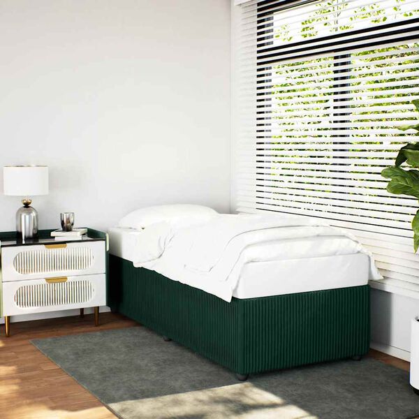 vidaXL Bed Frame Dark Green